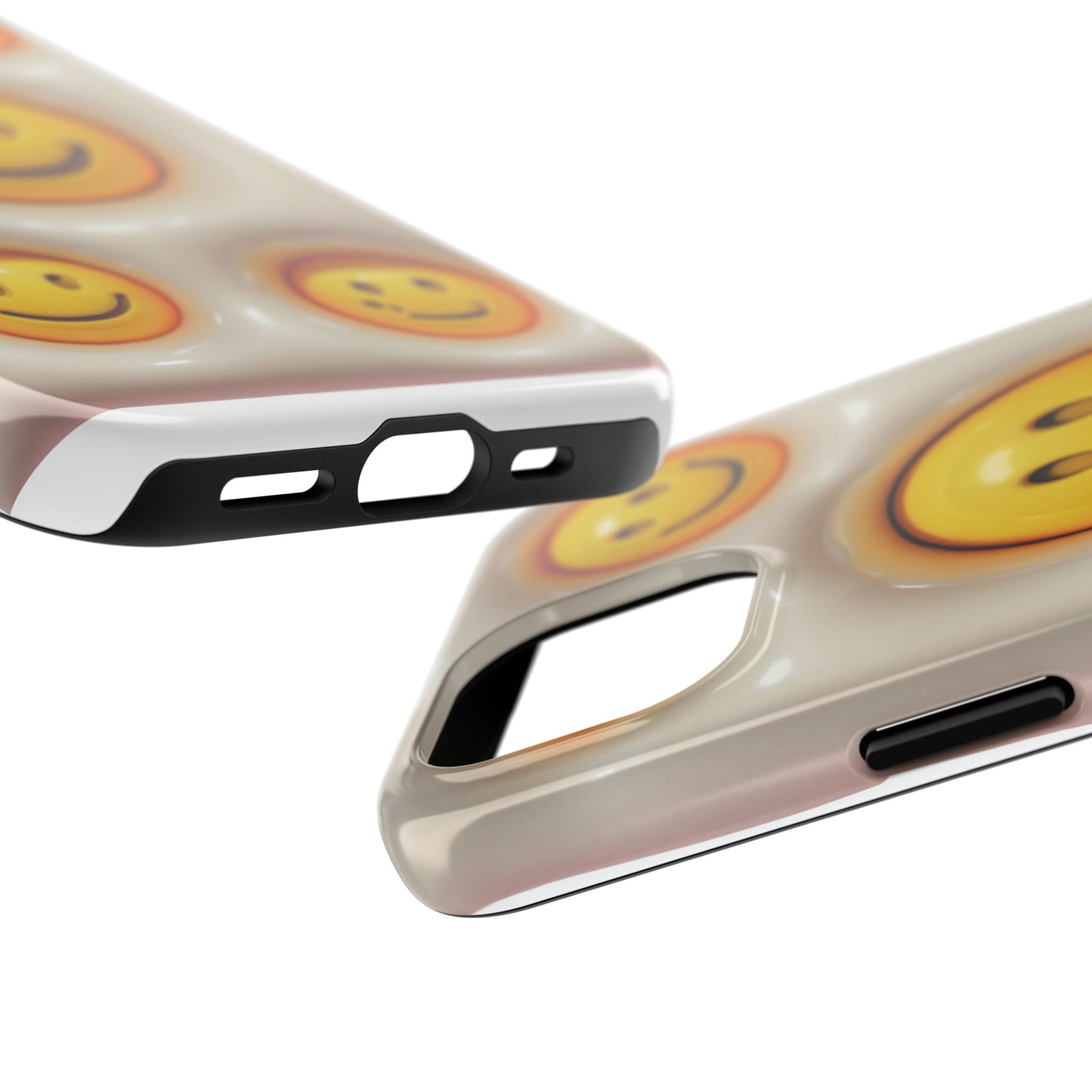 iPhone Tough Phone Case - Smile Face Design