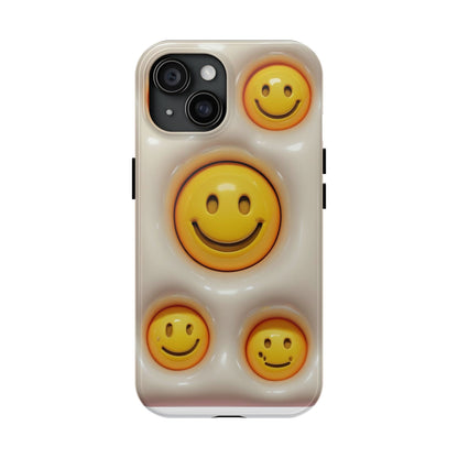 iPhone Tough Phone Case - Smile Face Design
