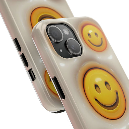 iPhone Tough Phone Case - Smile Face Design