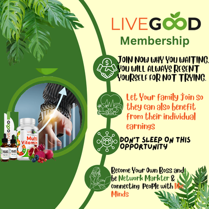 LIvegood Membership has a Profit sharing compensation plan and there are seven ways you can EARN COMPENSATION, CREATING A TEAM but also connecting like mindded people. Business Opportunity not to be missed you can create residual and passive income